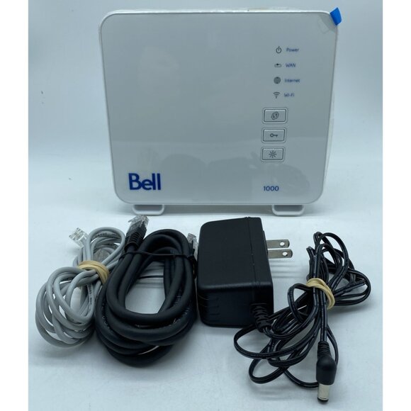 Bell Sagemcom Home Hub 1000 Modem Model Fast4350 with Power Adapter White - Picture 1 of 12